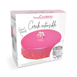 Adjustable cake ring