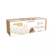 Bûche con motivo a cuscino