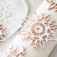 Snowflakes silicone mat