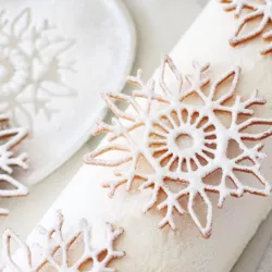 Tappetino in silicone a fiocco di neve