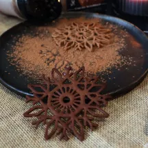 Snowflakes silicone mat