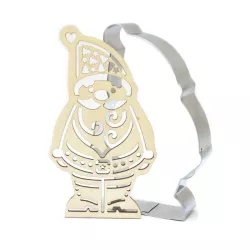 1 Ausstecher + Präge "Weihnachtsmann"