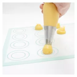 1 tappetino in silicone con sagome - 40 x 30 cm