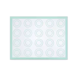 1 tappetino in silicone con sagome - 40 x 30 cm