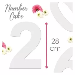 Pochoirs Gâteaux numérotés - 9pc