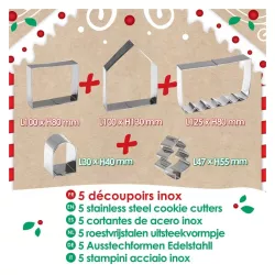 Ausstechformen Haus Lebkuchen