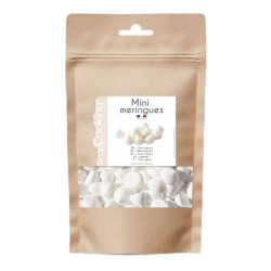 White mini meringues