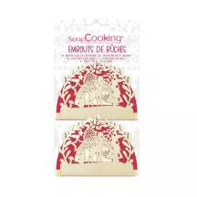 Decorazione per torta natalizia Bosco delle Fiabe