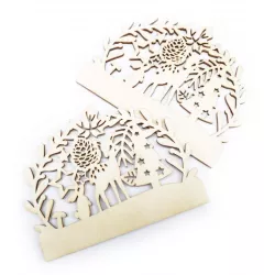 Embouts de bûche forêt enchantée