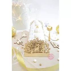 Decorazione per torta natalizia Bosco delle Fiabe
