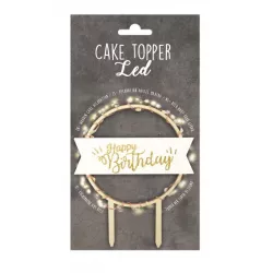 Topper led "Happy Birthday" in wood