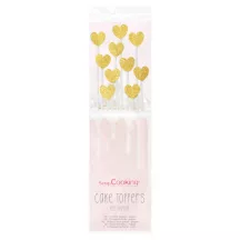 Cake Toppers "Herz" - gold