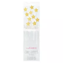 Cake toppers "stars" - gold