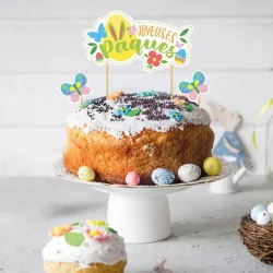 3 toppers per torta "Joyeuses Pâques