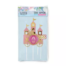 3 Cake Toppers "Princess"