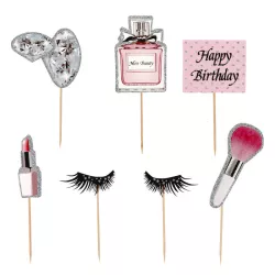 7 Make-up cake toppers