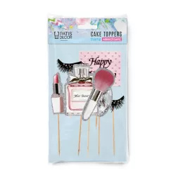 7 Make-up cake toppers