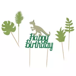 Cake toppers Dinosaur "Happy Birthday"