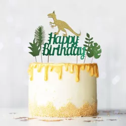 Cake toppers Dinosaur "Happy Birthday"