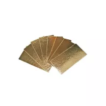 5 golden card cake boards for logs