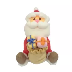 1 décor Père Noël en sucre