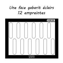 Tappetino in silicone con impronte di Macaron ed Éclair
