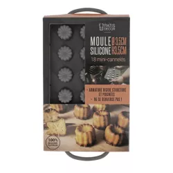 1 stampo in silicone mini cannelés - Patisdecor