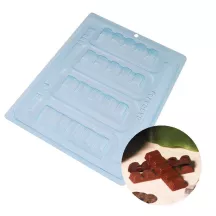 Chocolate mould for 4 chocolate bars