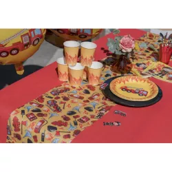 Chemin de table pompier