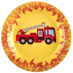 10 Fireman plates