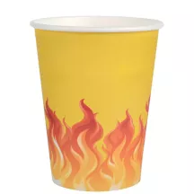 10 Feuerwehr Pappbecher