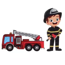 10 Feuerwehr Streudekorationen