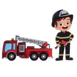 10 Feuerwehr Streudekorationen