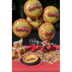 Fireman aluminium balloon