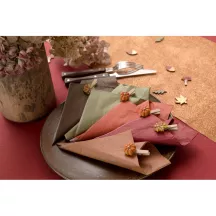 25 tovaglioli marrone cioccolato