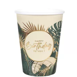10 Tropical chic Pappbecher