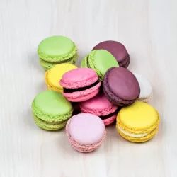 1 Macaron Backmatte mit Vertiefungen - Silikomart