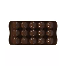 1 stampo per cioccolato Kiss in silicone