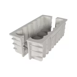 1 silicone Mould log "Lumière" from silikomart