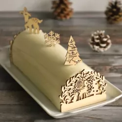Moule à bûche 25cm en silicone