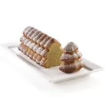 Moule en silicone "Bûche sapin"