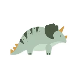 12 Triceratops dinosaurs napkins