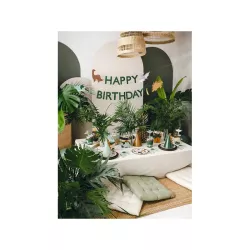 6 Small paper plates dinosaur