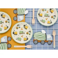 6 small plates construction site