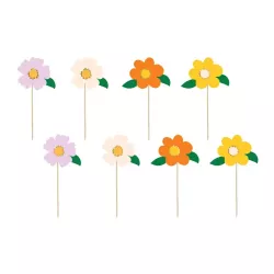 Flower bunch cake toppers