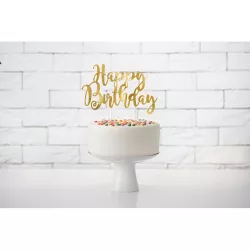 1 Cake topper Happy Birthday - or