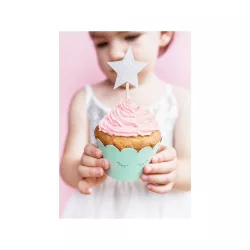 Cake toppers "Star" - silver