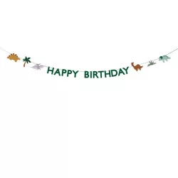 Dinosaur Garland "Happy Birthday"