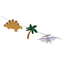 Dinosaur Garland "Happy Birthday"