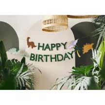 Ghirlanda di dinosauri "Buon Compleanno"